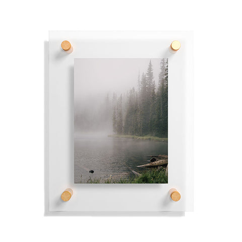 Hannah Kemp Foggy Lake Floating Acrylic Print