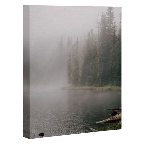 Hannah Kemp Foggy Lake Art Canvas