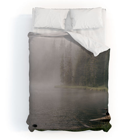 Hannah Kemp Foggy Lake Duvet Cover