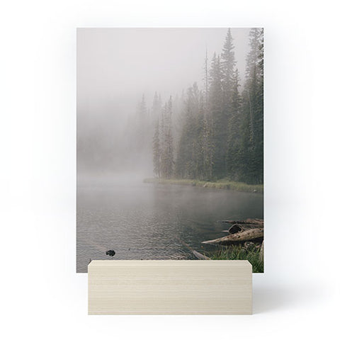 Hannah Kemp Foggy Lake Mini Art Print