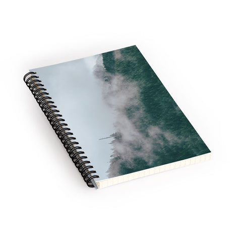Hannah Kemp Foggy Woods Spiral Notebook