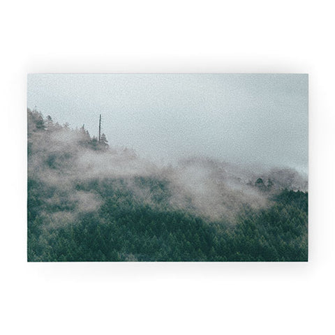 Hannah Kemp Foggy Woods Welcome Mat