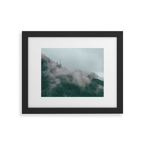 Hannah Kemp Foggy Woods Framed Art Print