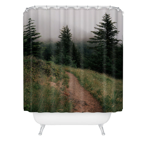 Hannah Kemp Follow Me Here Shower Curtain