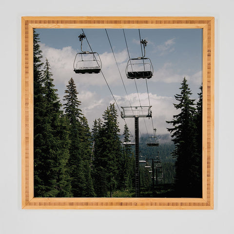 Hannah Kemp Forest Chairlift Framed Wall Art