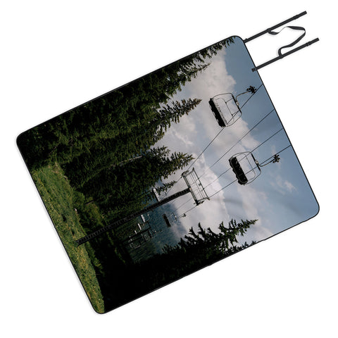 Hannah Kemp Forest Chairlift Picnic Blanket