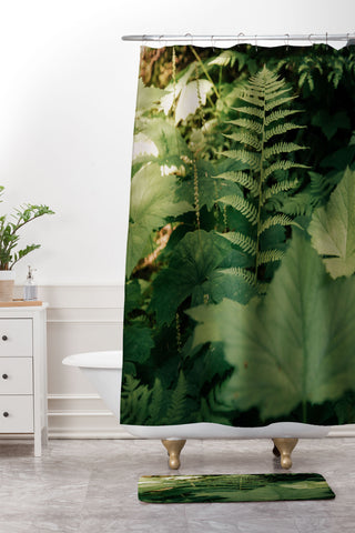 Hannah Kemp Forest Details Shower Curtain And Mat