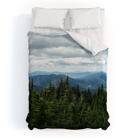 Hannah Kemp Forest Landscape Duvet Cover