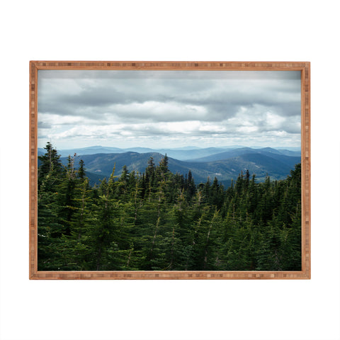 Hannah Kemp Forest Landscape Rectangular Tray