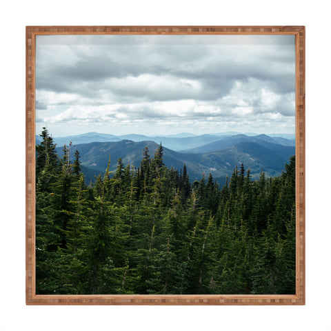 Hannah Kemp Forest Landscape Square Tray