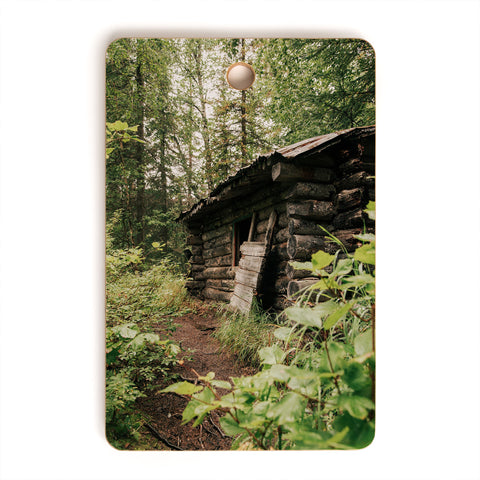 Hannah Kemp Forest Log Cabin Cutting Board Rectangle