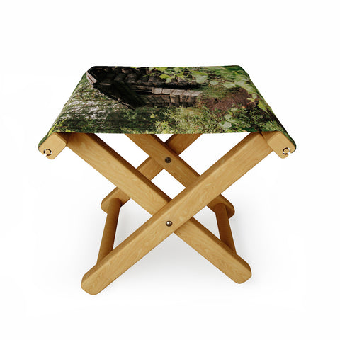 Hannah Kemp Forest Log Cabin Folding Stool