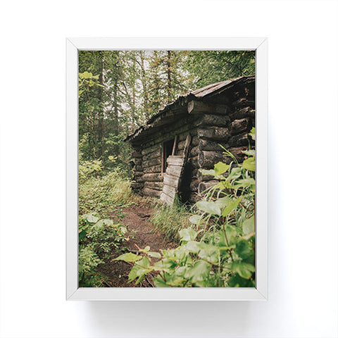 Hannah Kemp Forest Log Cabin Framed Mini Art Print