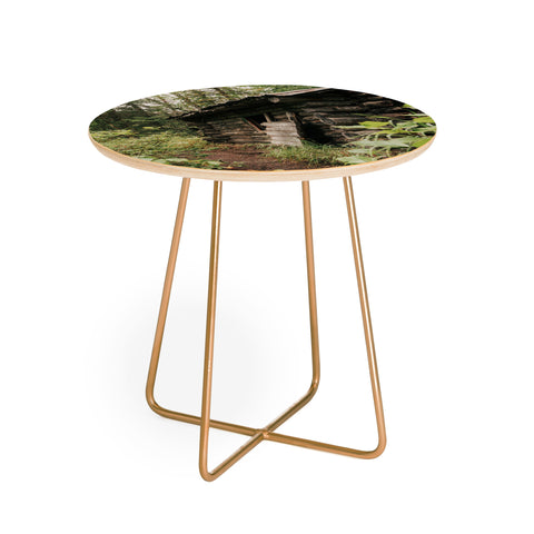 Hannah Kemp Forest Log Cabin Round Side Table
