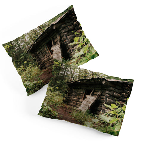 Hannah Kemp Forest Log Cabin Pillow Shams