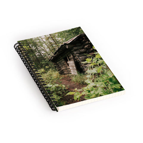 Hannah Kemp Forest Log Cabin Spiral Notebook