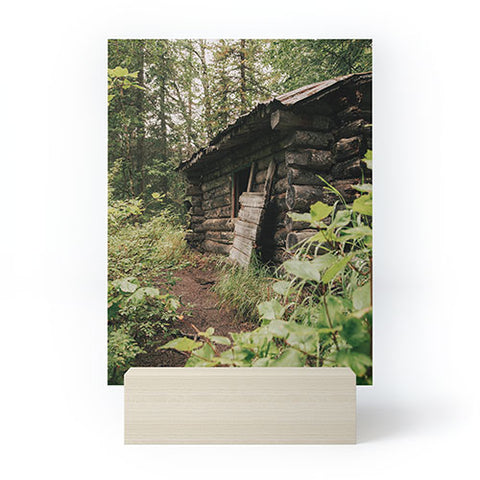 Hannah Kemp Forest Log Cabin Mini Art Print