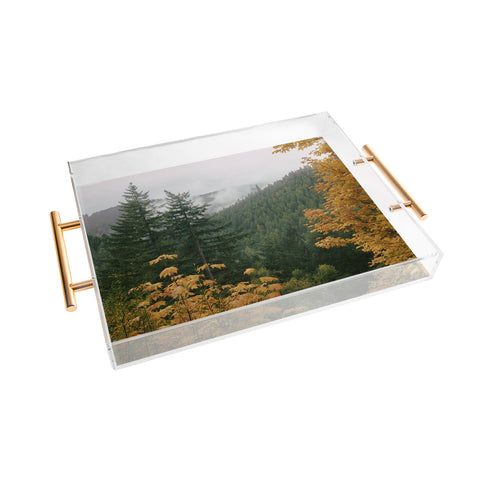 Hannah Kemp Forest Nature Landscape Acrylic Tray