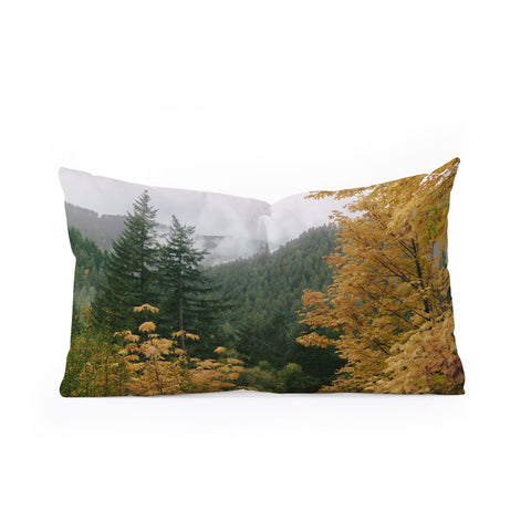 Hannah Kemp Forest Nature Landscape Oblong Throw Pillow