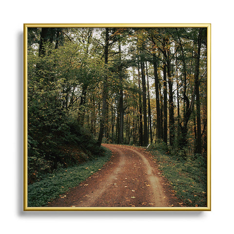 Hannah Kemp Forest Park Square Metal Framed Art Print
