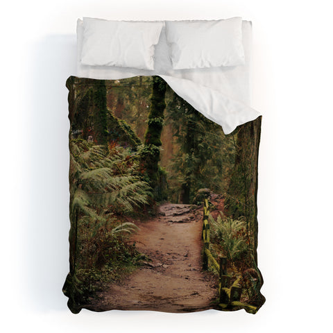 Hannah Kemp Forest Park Trail Duvet Cover