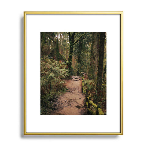 Hannah Kemp Forest Park Trail Metal Framed Art Print
