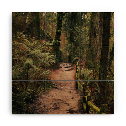 Hannah Kemp Forest Park Trail Wood Wall Mural