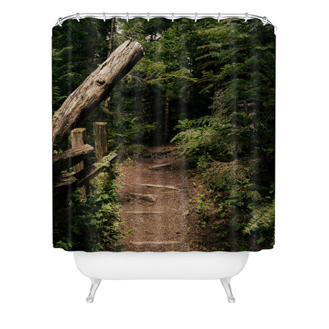 Hannah Kemp Forest Path Shower Curtain