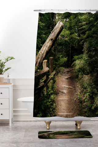 Hannah Kemp Forest Path Shower Curtain And Mat