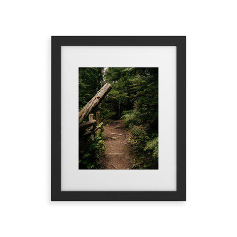 Hannah Kemp Forest Path Framed Art Print