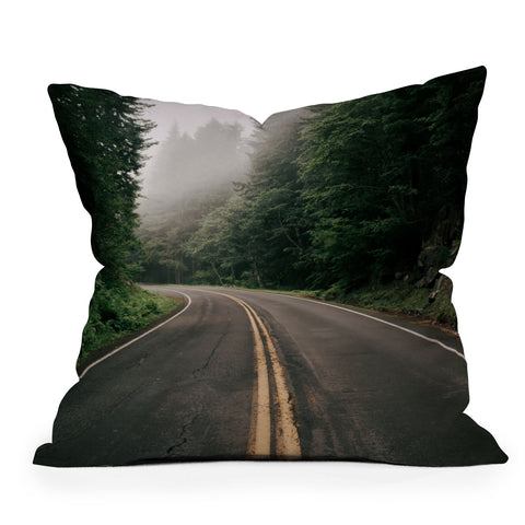 Hannah Kemp Forest Road Throw Pillow
