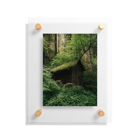 Hannah Kemp Forest Shack Floating Acrylic Print