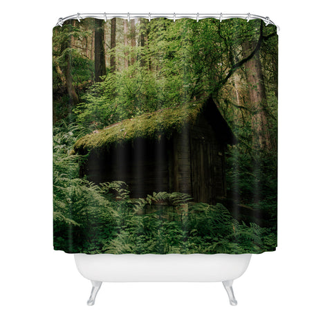 Hannah Kemp Forest Shack Shower Curtain