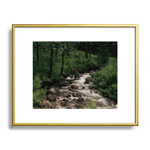 Hannah Kemp Forest Stream Metal Framed Art Print