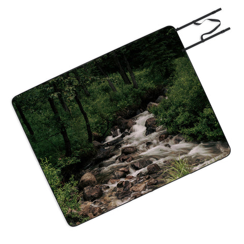 Hannah Kemp Forest Stream Picnic Blanket