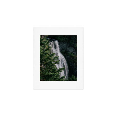 Hannah Kemp Forest Waterfall Art Print