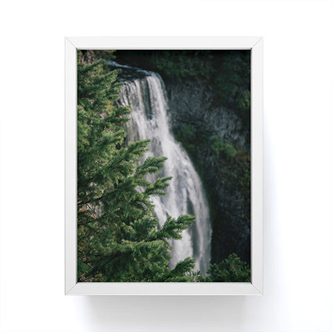 Hannah Kemp Forest Waterfall Framed Mini Art Print