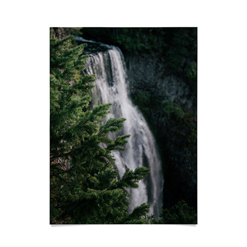 Hannah Kemp Forest Waterfall Poster
