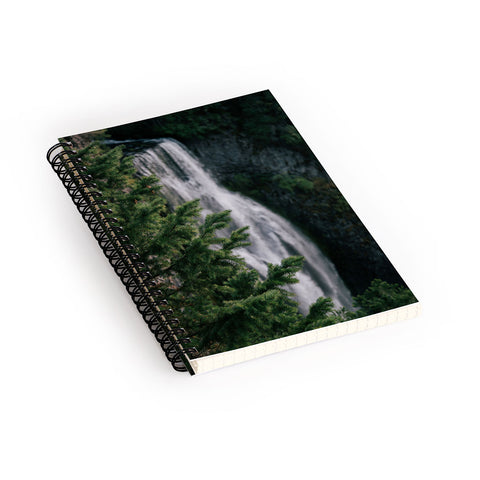 Hannah Kemp Forest Waterfall Spiral Notebook