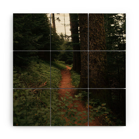 Hannah Kemp Forest Way Wood Wall Mural