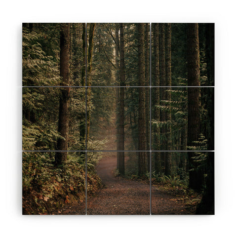 Hannah Kemp Forest Ways Wood Wall Mural