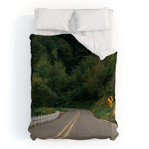 Hannah Kemp From the Road Duvet Cover