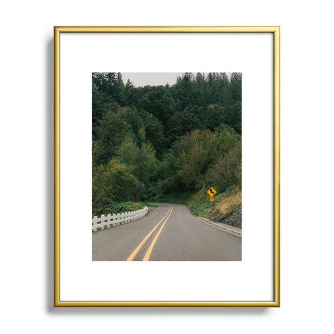 Hannah Kemp From the Road Metal Framed Art Print