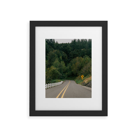 Hannah Kemp From the Road Framed Art Print
