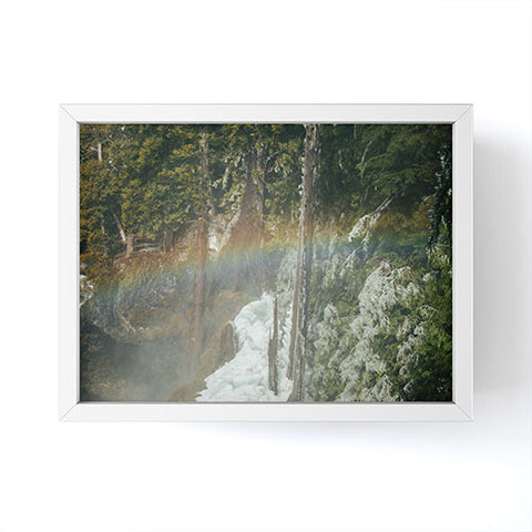 Hannah Kemp Frozen Rainbow Framed Mini Art Print