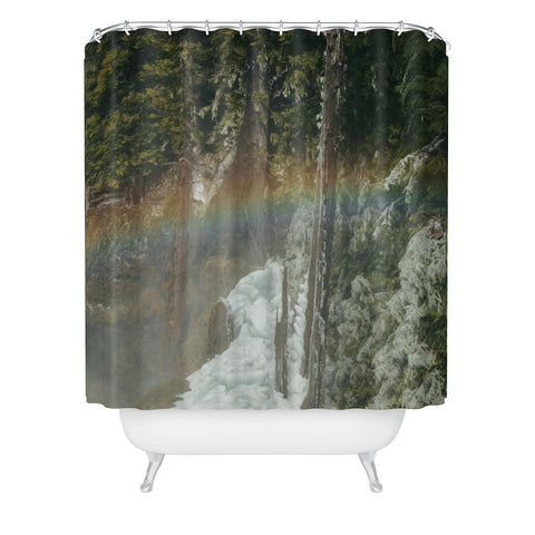 Hannah Kemp Frozen Rainbow Shower Curtain