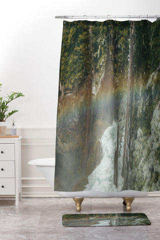 Hannah Kemp Frozen Rainbow Shower Curtain And Mat