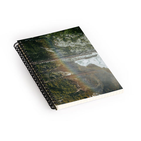 Hannah Kemp Frozen Rainbow Spiral Notebook