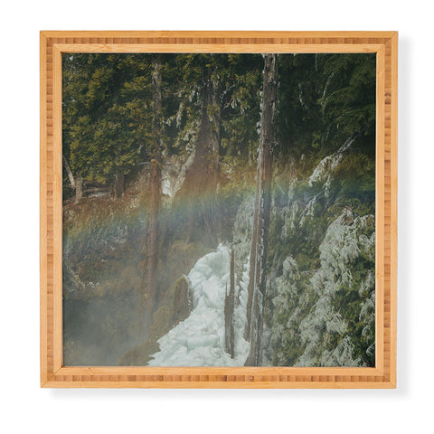 Hannah Kemp Frozen Rainbow Framed Wall Art