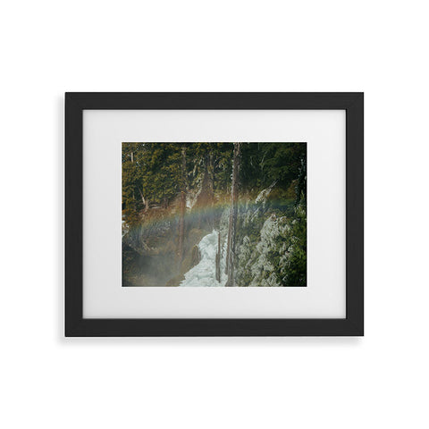 Hannah Kemp Frozen Rainbow Framed Art Print